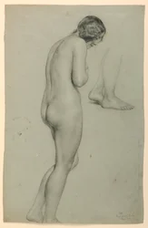 Desenho, Nu feminino, 1858