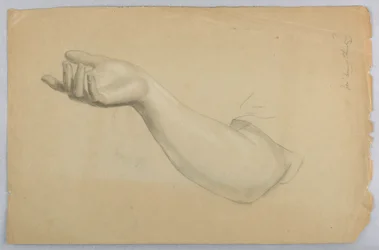 Desenho, Estudo para "Uma Lição de Caridade", 1850