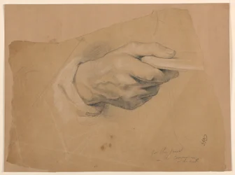 Desenho, Estudo para "Comunhão de t, 1844