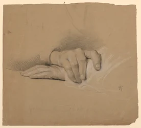 Desenho, Estudo para "Comunhão de t, 1844