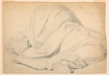 Desenho, Estudo para a "Comunhão dos Doentes", 1844-45