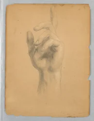 Desenho, Estudo para "O Sonho de Mercy", 1841