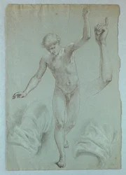 Desenho, Estudo para "O Sonho de Mercy", 1857-58