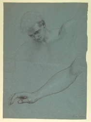 Desenho, Estudo para "O Sonho de Mercy", 1857-58