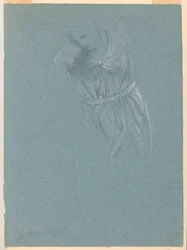 Desenho, Estudo para "O Sonho de Mercy", 1857