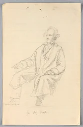 Desenho, Estudo para "Grupo Científico", 1858