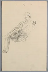 Desenho, Estudo para "Grupo Científico", 1858