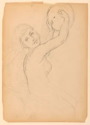 Desenho, Estudo para a National Academy, 1887