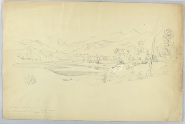 Franconia Notch do rio Pemigewasset perto de Grafton House