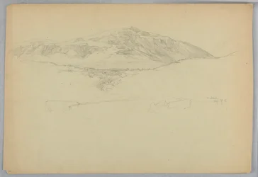 Esboço de paisagem, Mount Desert, Maine