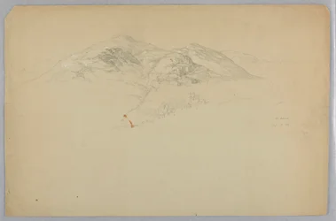Esboço de paisagem, Mount Desert, Maine