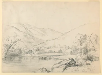 Mount Washington de Ellis River, olhando para o norte