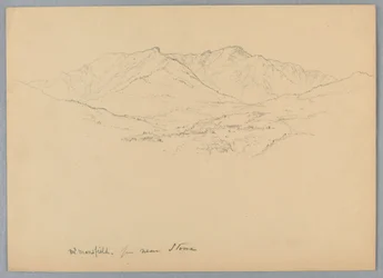 Mt. Mansfield de perto de Stowe, Vermont