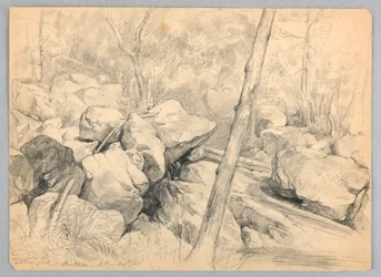 Perto das Cataratas de Wildcat Brook, Jackson, New Hampshire