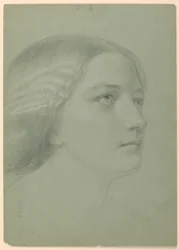 Estudo para A Magdalen, F