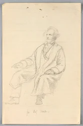 Estudo de Samuel F. B. Morse para "Grupo Científico"
