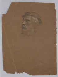 Estudo de Ticiano para "Tiziano mostrando o enterro de Carlos V e Clemente VII"