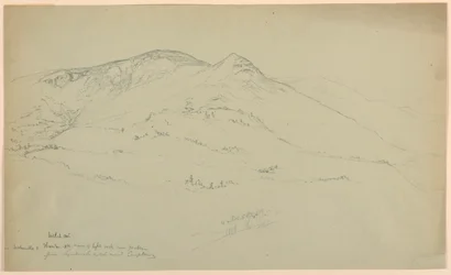 Welch Mountain em Waterville e Thornton, New Hampshire, de Sandwich Notch Road, Campton