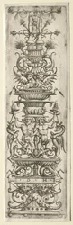 Filé de Ornamento com Candelabro-Ornamento