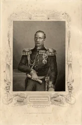 Retrato do príncipe Mikhail Dmitrievich Gorchakov 1795-1861, 1856