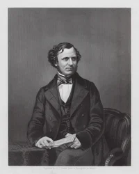 Edward Henry Stanley, Lord Stanley, político britânico (gravura)