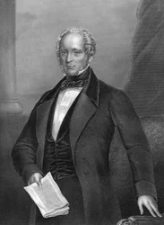 Henry John Temple 1784-1865, ó Visconde Palmerston, estadista britânico, 1857.