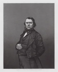 Hugh Stowell Brown, pregador cristão e reformador social de Manx (gravura)