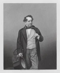 John Baldwin Buckstone, ator e dramaturgo inglês (gravura)