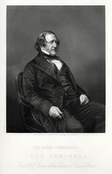 John Campbell, 1º Barão Campbell, político e advogado liberal britânico, c1880