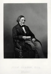 John Gibson, 1790-1866, escultor britânico, c1880.