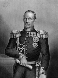 Príncipe Gortschakoff, soldado russo, 1857
