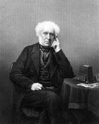 Sir David Brewster, cientista, inventor e escritor escocês do século XIX.