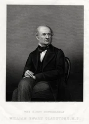 MP de William Ewart Gladstone, primeiro ministro liberal britânico, 1880.