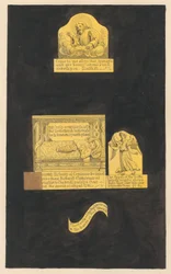 Crisma de Latão de Constance Bownell e o seu Bebé da Igreja de Heston