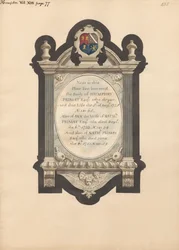 Memorial a Humphry Primat, Nathaniel e Ann Primat da Igreja de Hampton