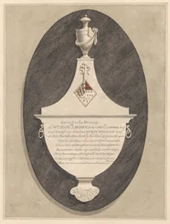 Memorial à Sra. Elizabeth Lardner, da Igreja de Stanwell