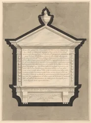 Memorial à Sra. Martha Whish, da Igreja de Stanwell