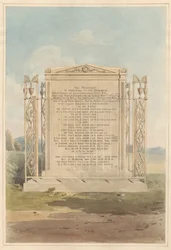 Túmulo de Philip James de Loutherbourg, de Chiswick Churchyard