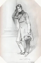Retrato de Thomas Carlyle, historiador e filósofo, c1830