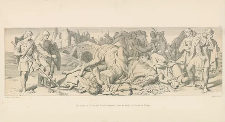A Morte de Tostig e Harold Hardrada, depois da Batalha de Stamford Bridge