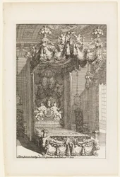 Design for a State Bedchamber, de Second Livre d&39;Appartement (segundo livro sobre interiores)