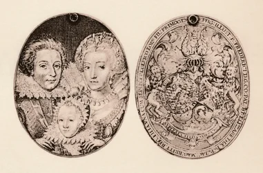 Frederico da Boêmia, Elizabeth Stuart e seu filho Frederick Henry, 1621, 1904