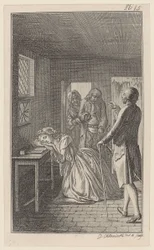 Belford encontra Clarisse durante a sua visita à prisão, na masmorra do carrasco Rowland