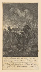 Folha 7 das «Cenas de guerra de Brandeburgo»