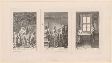 Três folhas para o «Livro de bolso [...] para 1795» de Ehrenberg