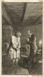 Ilustração para «Leonardo e Gertrudes ou os costumes da aldeia» de Henry Pestalozzi