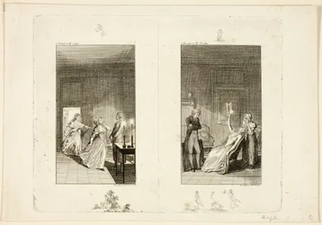 Ilustração para o livro «Clarissa», de Samuel Richardson