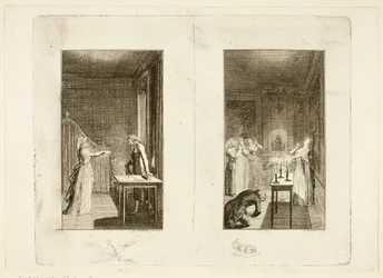 Ilustração para o livro «Clarissa», de Samuel Richardson