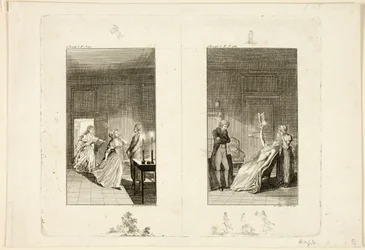 Ilustração para Clarissa de Samuel Richardson
