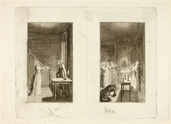 Ilustração para Clarissa, de Samuel Richardson